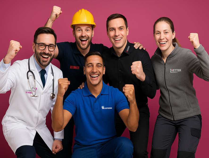 Besticktes Poloshirt mit Logo